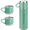 Free shipping for you Limited-time offer Stainless Steel Vacuum Flask Set with 2 Cups - 500ml Insulated Thermal Bottle for Hot and Cold Beverages, Ideal for Business and Personal Use, Interior Decoration-Compatible